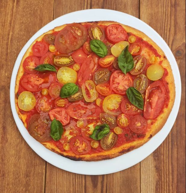 Bunte Tomatenpizza - Mohlzeit
